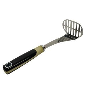 90s Vintage Kenmore Stainless Steel Slotted Potato Masher Kitchen Tool Utensil